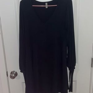 Black tie A line dress, size M